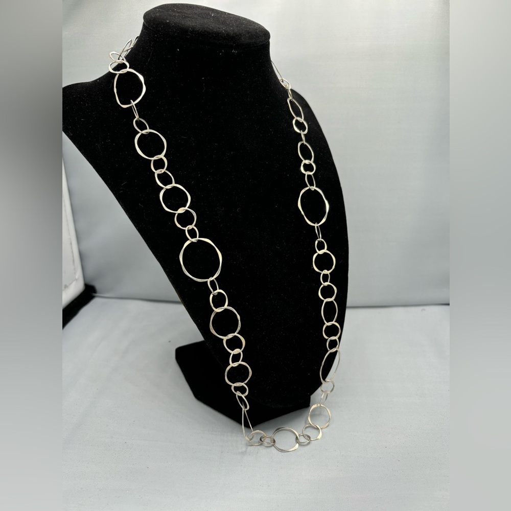 Silver Designer Chain Necklace
